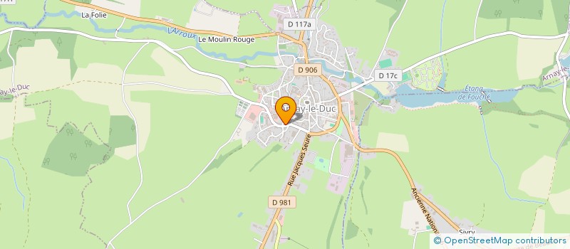 localisation de l'entreprise SCI DU VOYEN  ARNAY-LE-DUC