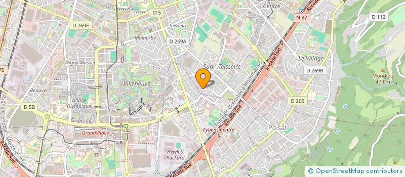 localisation de l'entreprise SCI DU WALLON  SAINT-MARTIN-D'HERES