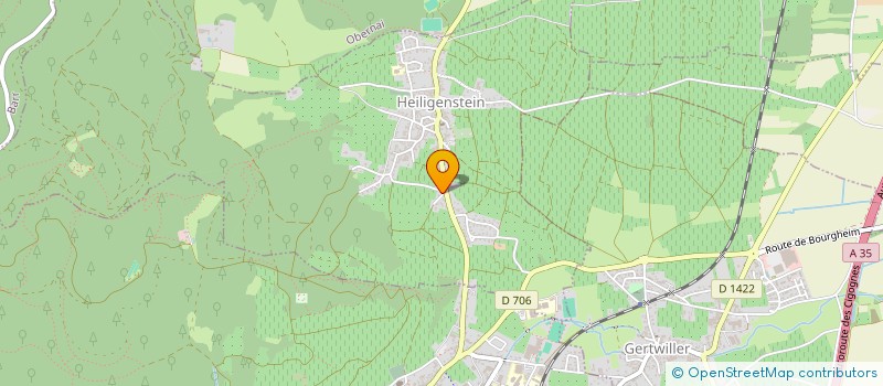 localisation de l'entreprise SCI DU WEINBERG  HEILIGENSTEIN