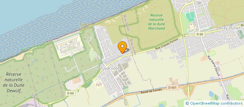localisation de l'entreprise SCI DU WEZ  ZUYDCOOTE