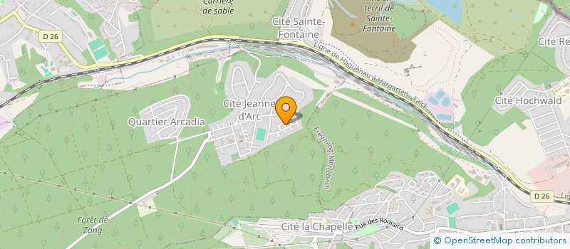 localisation de l'entreprise SCI DU XIII JUILLET  SAINT-AVOLD