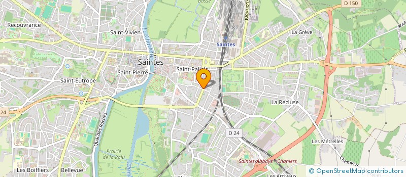 localisation de l'entreprise SCI DU XV  SAINTES