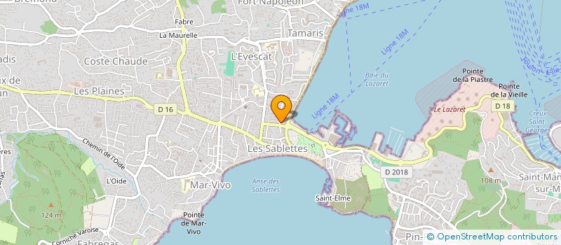 localisation de l'entreprise SCI DU XVEME CORPS à LA SEYNE-SUR-MER