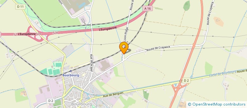 localisation de l'entreprise SCI DU XXEME SIECLE  BOURBOURG