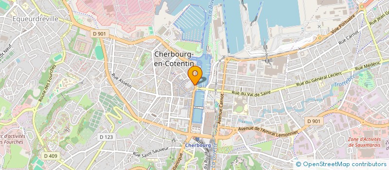 localisation de l'entreprise SCI DU YALTA  CHERBOURG-EN-COTENTIN