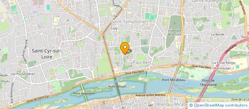 localisation de l'entreprise SCI DU YANG  TOURS