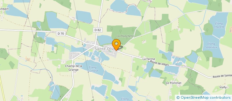 localisation de l'entreprise SCI DU ZIF  SAINTE-OLIVE