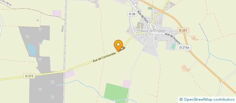 localisation de l'entreprise SCI DUAL à JOUY-LE-CHATEL