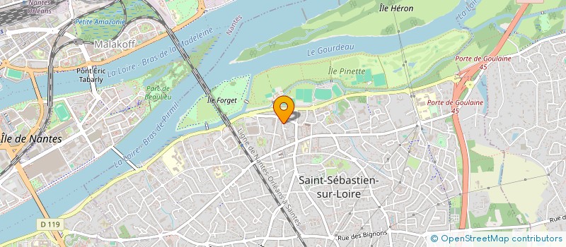 localisation de l'entreprise SCI DUAMER à SAINT-SEBASTIEN-SUR-LOIRE