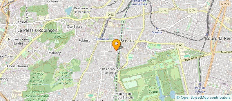 localisation de l'entreprise SCI DUAN SCEAUX à SCEAUX