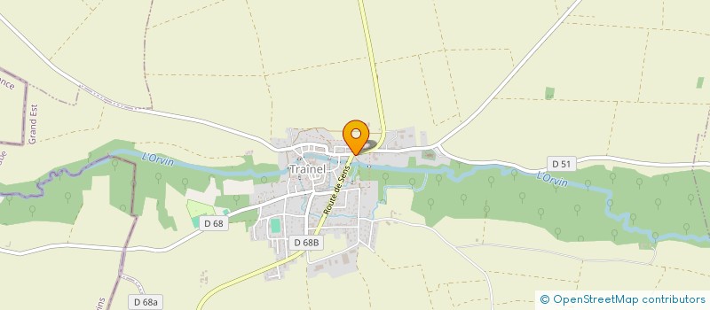 localisation de l'entreprise SCI DUB  TRAINEL
