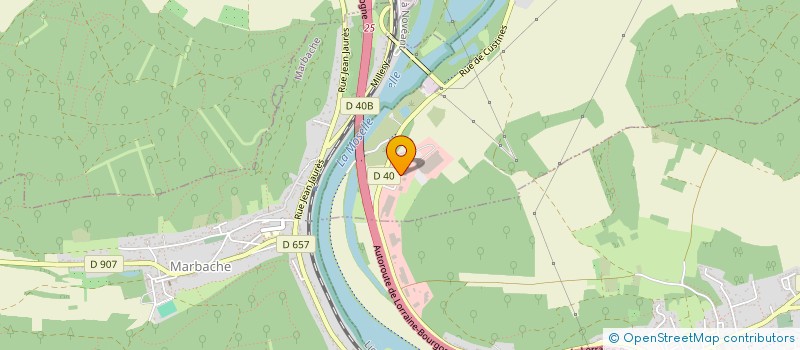 localisation de l'entreprise SCI DUB  MILLERY