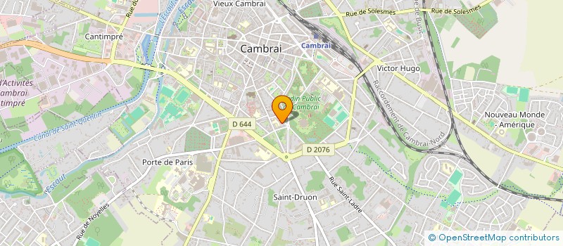 localisation de l'entreprise SCI DUB à CAMBRAI