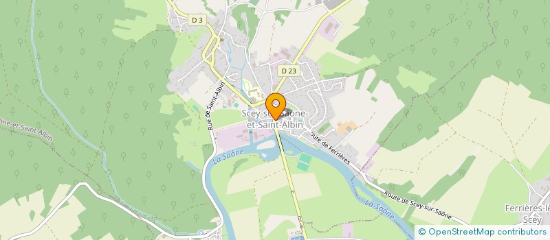 localisation de l'entreprise SCI DUB'S AND DUB'S à SCEY-SUR-SAONE-ET-SAINT-ALBIN