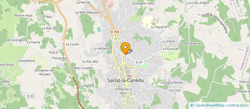 localisation de l'entreprise SCI DUBA 2 à SARLAT-LA-CANEDA