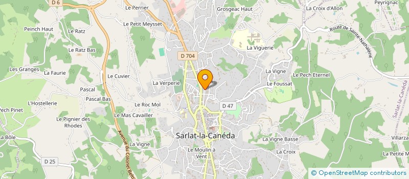 localisation de l'entreprise SCI DUBA à SARLAT-LA-CANEDA