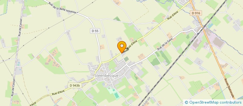 localisation de l'entreprise SCI DUBADI  STEENBECQUE