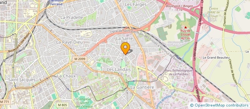 localisation de l'entreprise SCI DUBAIL  CLERMONT-FERRAND