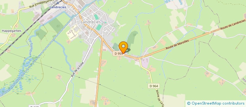 localisation de l'entreprise SCI DUBAIL POULET  LANDRECIES