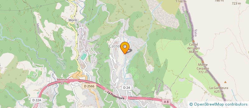 localisation de l'entreprise SCI DUBALTE  CASTELLAR