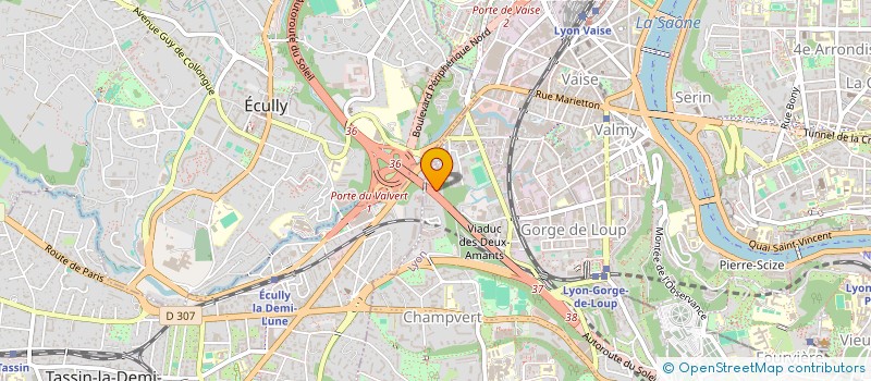 localisation de l'entreprise SCI DUBANCHET STERNLICHT  LYON