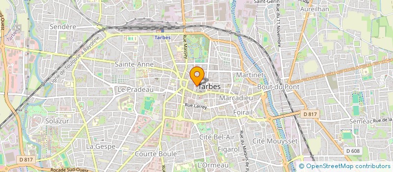 localisation de l'entreprise SCI DUBARBIE  TARBES