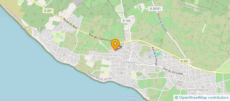 localisation de l'entreprise SCI DUBARRY  SAINTE-MARIE-DE-RE