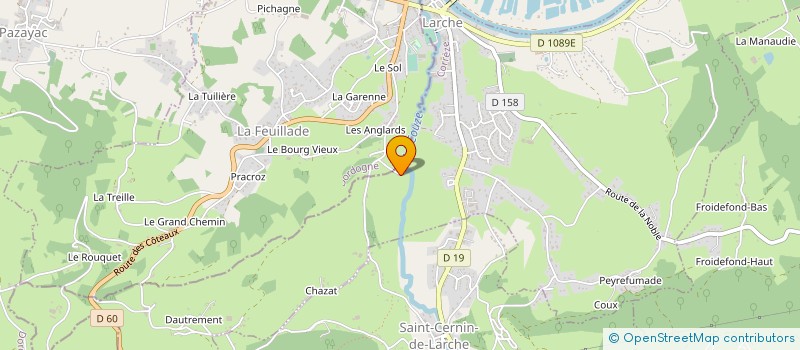 localisation de l'entreprise SCI DUBAYLE à NESPOULS