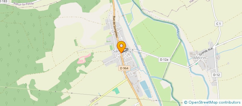 localisation de l'entreprise SCI DUBBLE à SAMPIGNY
