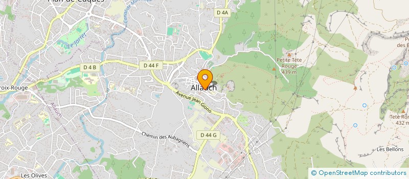 localisation de l'entreprise SCI DUBBLO  ALLAUCH