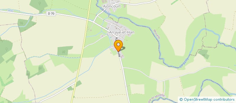 localisation de l'entreprise SCI DUBE  ARRAYE-ET-HAN