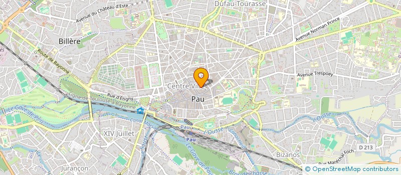 localisation de l'entreprise SCI DUBEDOUT AND CO à PAU