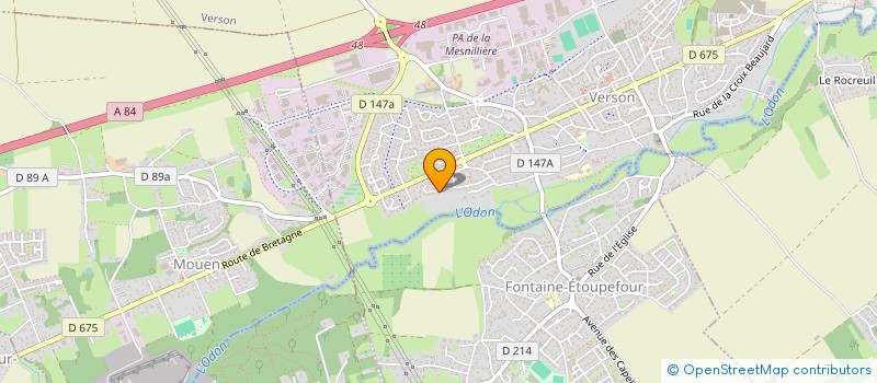 localisation de l'entreprise SCI DUBEGNY à CAEN