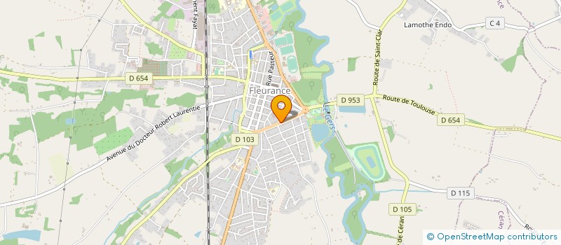 localisation de l'entreprise SCI DUBELL  FLEURANCE