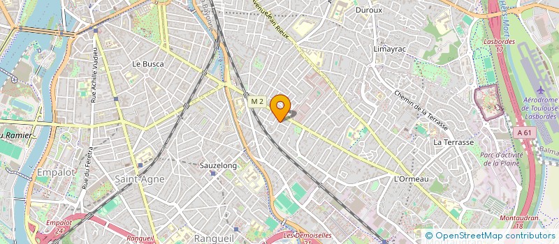 localisation de l'entreprise SCI DUBELLAY  TOULOUSE