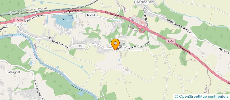 localisation de l'entreprise SCI DUBENS  SAMES