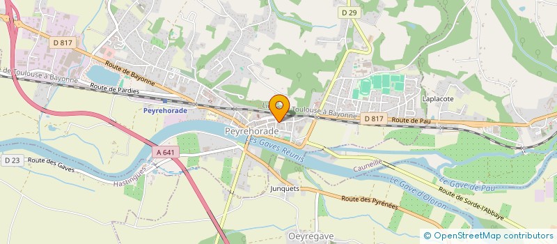 localisation de l'entreprise SCI DUBERTRAND  PEYREHORADE