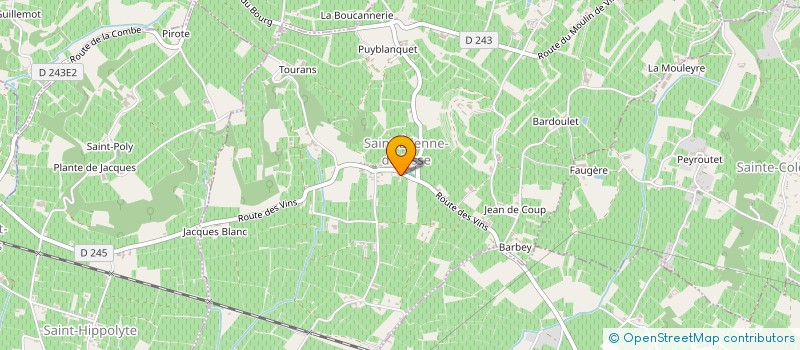 localisation de l'entreprise SCI DUBES  SAINT-ETIENNE-DE-LISSE