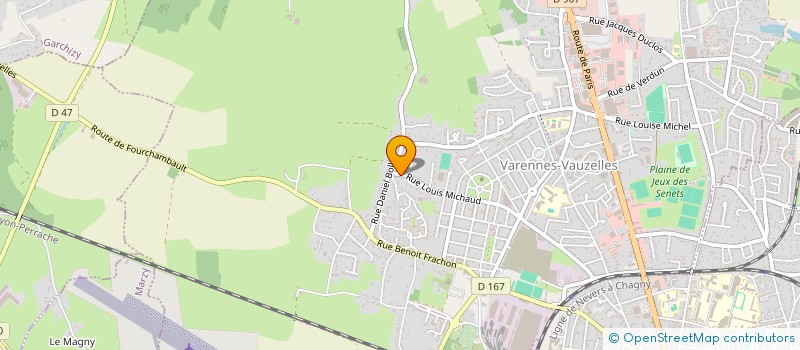 localisation de l'entreprise SCI DUBIECKI  VARENNES-VAUZELLES