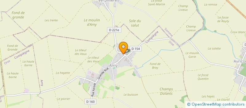 localisation de l'entreprise SCI DUBIGNY  AMY