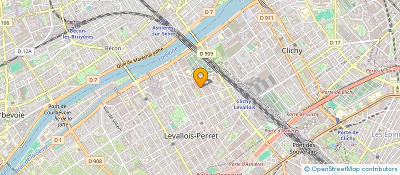 localisation de l'entreprise SCI DUBLANCHY à LEVALLOIS-PERRET