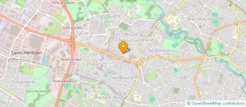 localisation de l'entreprise SCI DUBLIN LA GAROTTERIE  SAINT-HERBLAIN