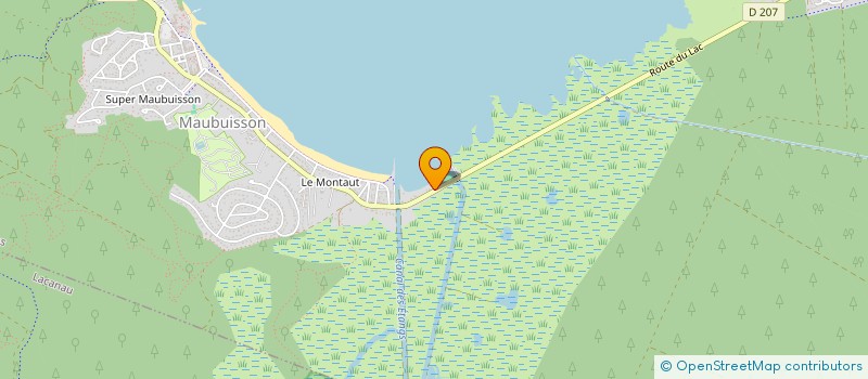 localisation de l'entreprise SCI DUBNER  CARCANS