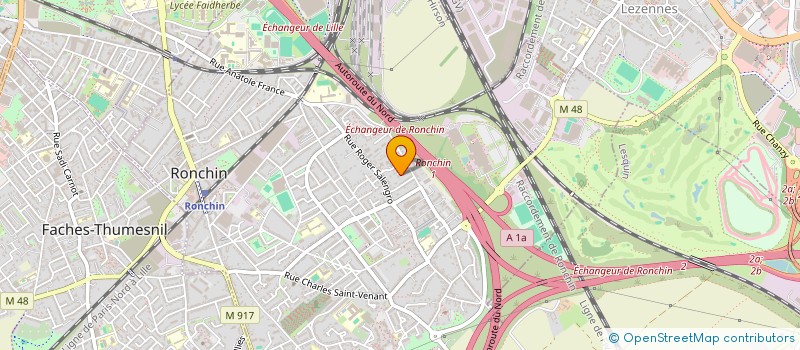 localisation de l'entreprise SCI DUBOIS 2 CAPS  RONCHIN