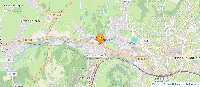 localisation de l'entreprise SCI DUBOIS 2006  MONTMOROT