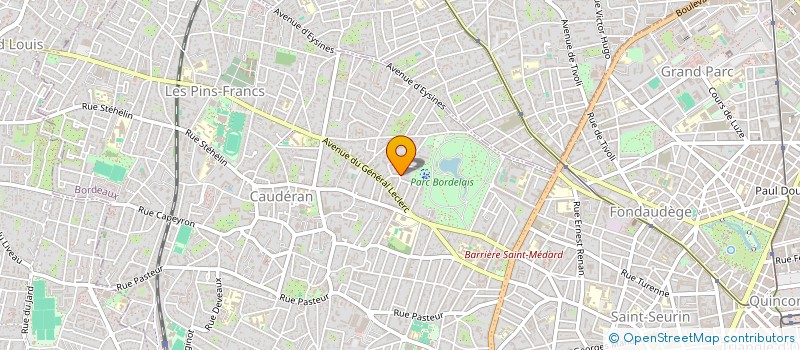 localisation de l'entreprise SCI DUBOIS  BORDEAUX