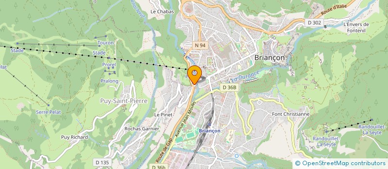 localisation de l'entreprise SCI DUBOIS à BRIANCON