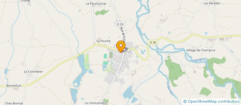 localisation de l'entreprise SCI DUBOIS à CHAILLAC