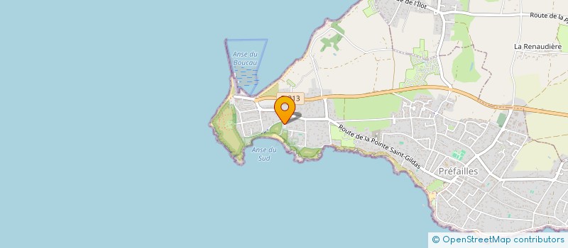 localisation de l'entreprise SCI DUBOIS à LA PLAINE-SUR-MER