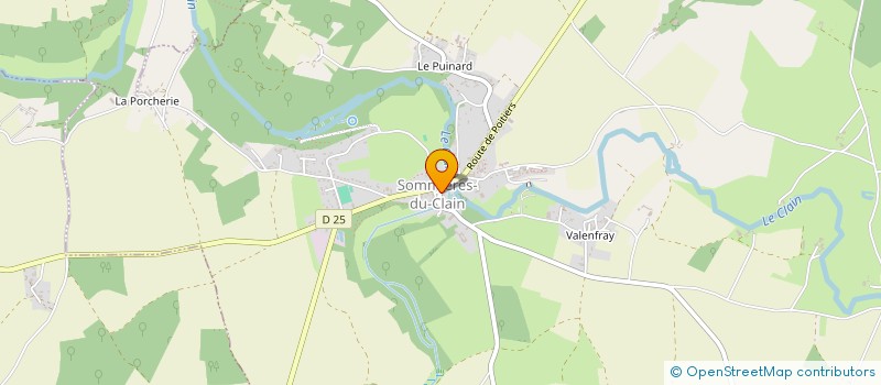 localisation de l'entreprise SCI DUBOIS  SOMMIERES-DU-CLAIN